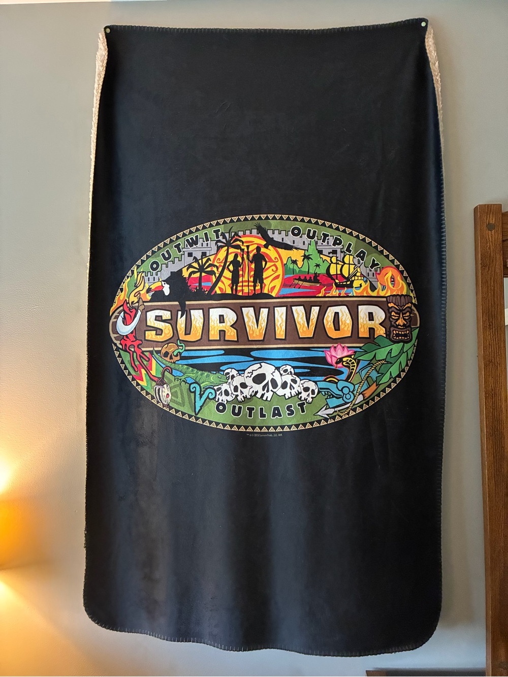 Survivor Black Graphic wall hanging - Official Show Logo